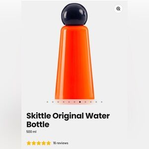 Skittle Original Water Bottle - Bright Orange 500ml/17 oz